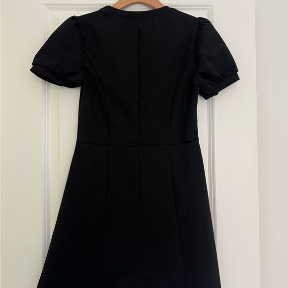 NWT BCBGeneration women’s Black Short Sleeve Fit Flare Knit Dress size small 4 6 - Picture 6 of 7